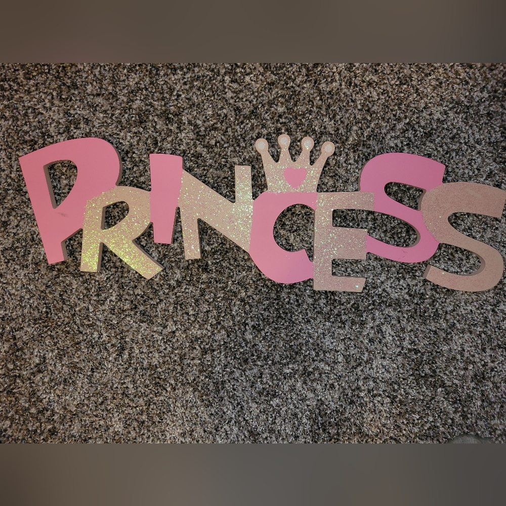 Princess sign for hanging